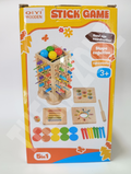 Stick Game – Juego Didáctico de Madera 5 en 1