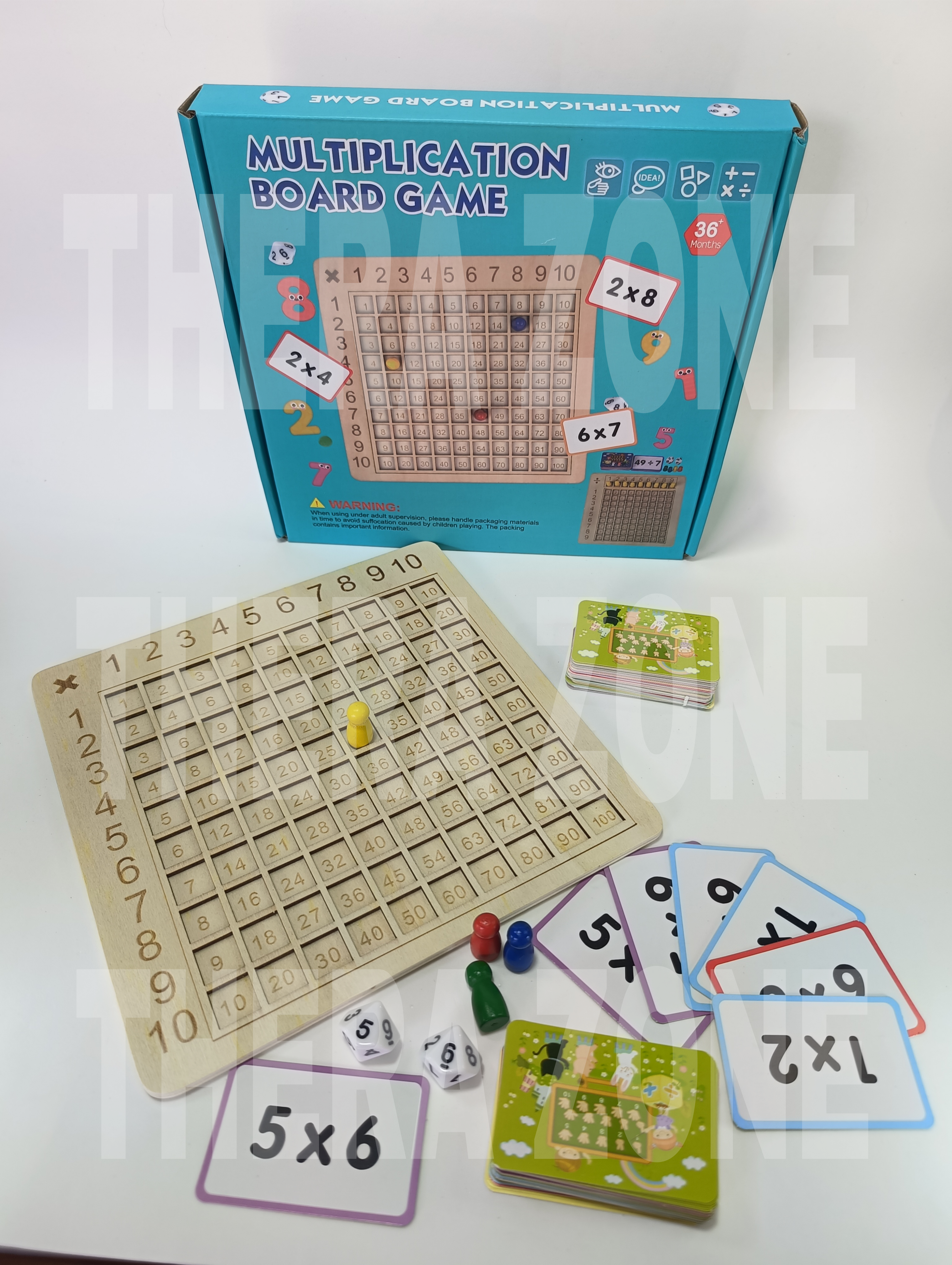 Multiplication Board Game – Juego de multiplicación