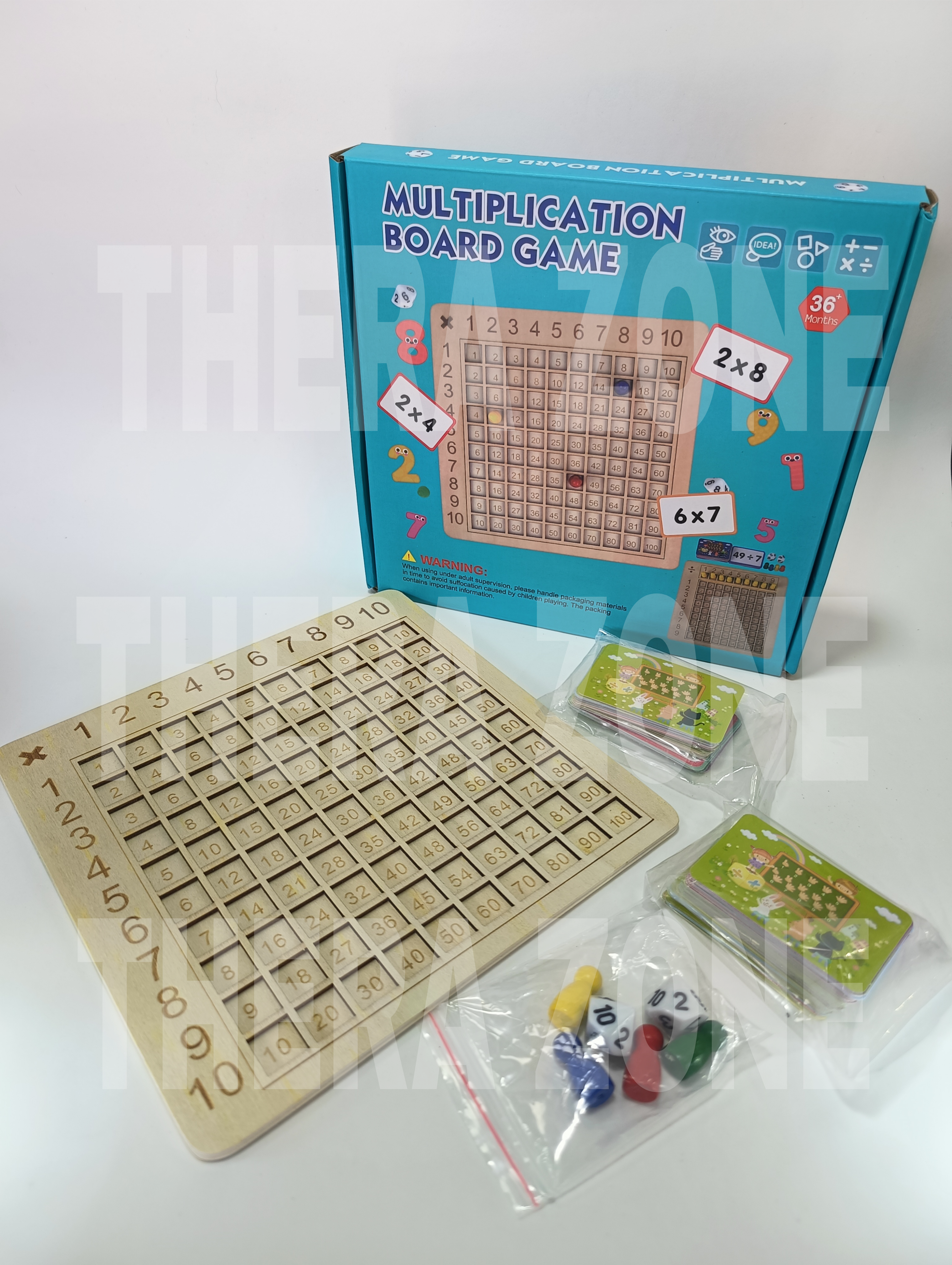 Multiplication Board Game – Juego de multiplicación