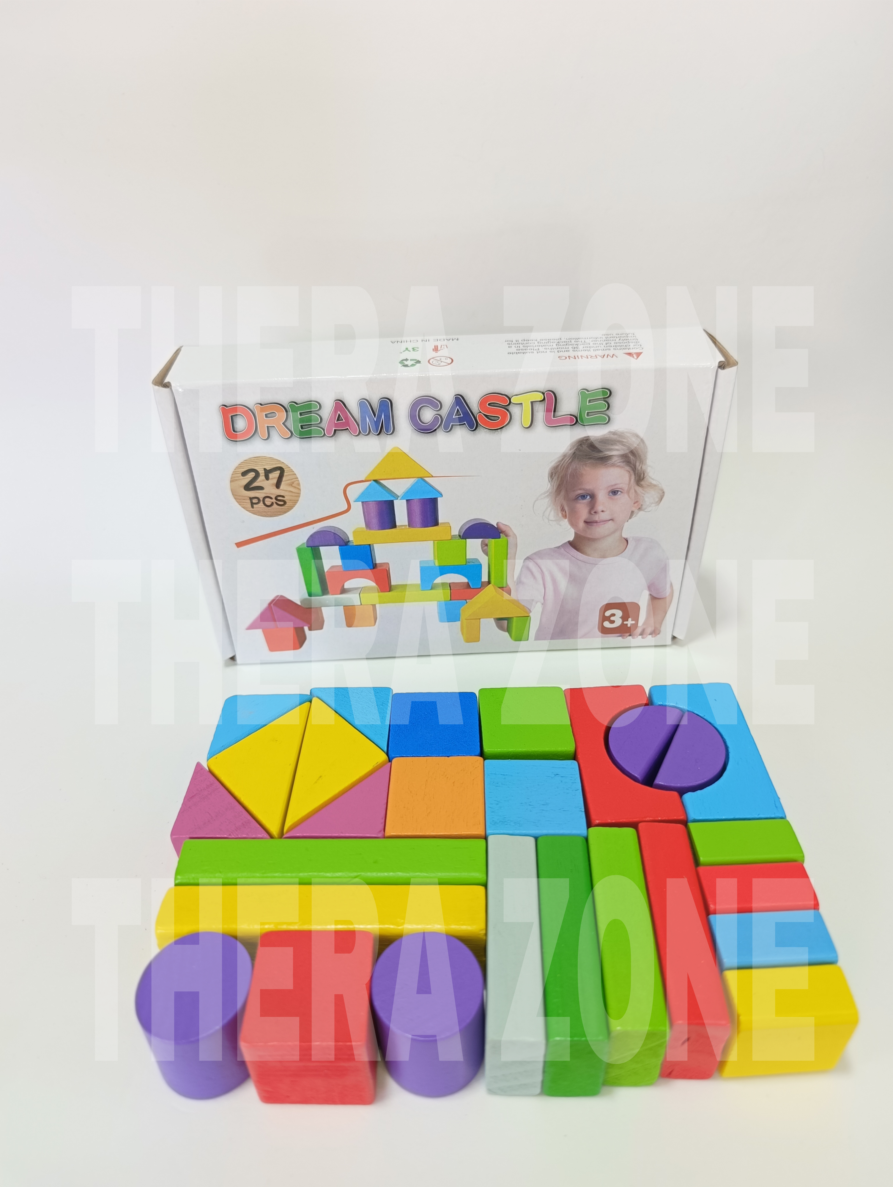 Dream Castle – Bloques de Construcción de Madera (27 piezas)